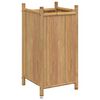 vidaXL Vaso/floreira de jardim 40x40x80 cm bambu