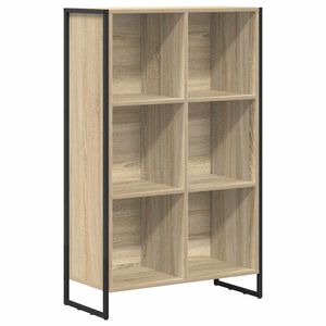 vidaXL Gabinete de Livros Carvalho Sonoma 68 x 30 x 108 cm