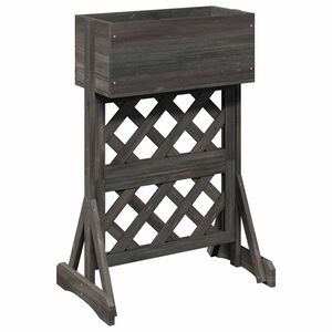 vidaXL Trellis de jardim vertical Cinzento 48 x 30 x 70,5 cm