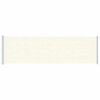 vidaXL Toldo lateral retr&aacute;til de p&aacute;tio 180x600 cm cor creme