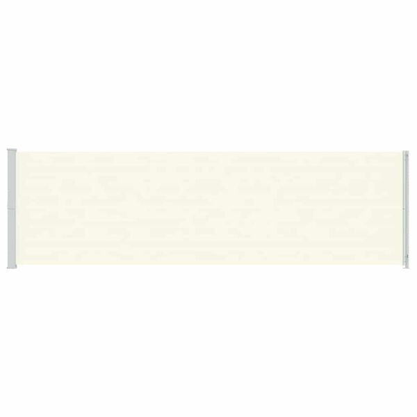 vidaXL Toldo lateral retr&aacute;til de p&aacute;tio 180x600 cm cor creme
