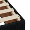 vidaXL Cama boxspring com colch&atilde;o 120x190 cm tecido preto