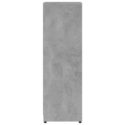 vidaXL Armário casa de banho 30x30x95 cm contrapl. cinzento cimento