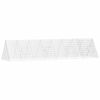 vidaXL Gaiola para Coelhos Prateado 430 x 100 x 85 cm A&ccedil;o Galvanizado