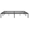 vidaXL Estrutura de cama 200x200 cm metal preto