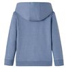 Sweatshirt para crian&ccedil;a com capuz azul mesclado 140