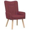 vidaXL poltrona Vinho Vermelho 63 x 67 x 94 cm Tecido e contraplacado