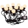 HI Fio de luzes LED com 20 bolas 1250 cm