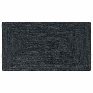 vidaXL Tapete de &Aacute;rea Cinzento-Escuro 60 x 110 cm Juta