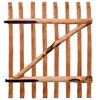 vidaXL Port&atilde;o para cerca 1 pc 100x120cm madeira de aveleira impregnada