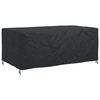 vidaXL Capa para M&oacute;veis Liso Preto 240 x 140 x 90 cm 210D