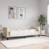 vidaXL Sof&aacute;-cama 80x200 cm tecido cor creme