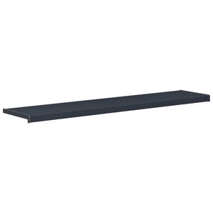 vidaXL Soleira de Janela Antracite com veios de madeira PVC