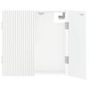 vidaXL Arm&aacute;rio para Dartboard ARNHEM Branco Brilhante