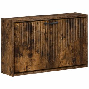 vidaXL Arm&aacute;rio de Sapatos de Parede HOORN 71 x 17 x 43 cm