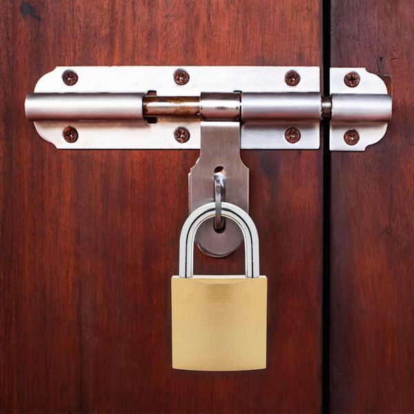 vidaXL U Lock com Chaves 100 pcs Lat&atilde;o Ferro