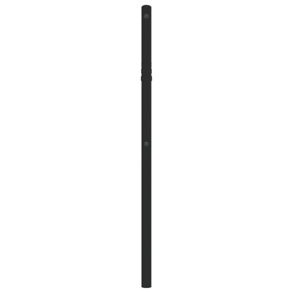 vidaXL Cabeceira de substitui&ccedil;&atilde;o 107 cm metal preto
