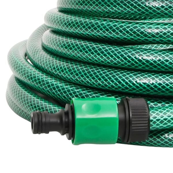 vidaXL Mangueira de piscina 10 m PVC verde