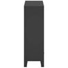vidaXL Roupeiro estilo industrial em metal 67x35x107 cm preto