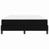 vidaXL Cama Box com colch&atilde;o Preto 140 x 200 cm tecido