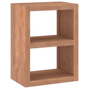 vidaXL Mesa de apoio 45x30x60 cm madeira de teca maci&ccedil;a