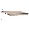 vidaXL Toldo Retr&aacute;til El&eacute;trico Bege e Antracite 3,5 x 2,5 m