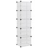 vidaXL Sapateira 44x31,5x153,5 cm PP transparente