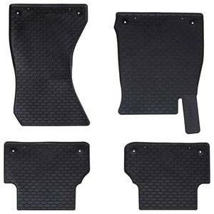 vidaXL Tapete de carro 4 pcs Preto Compat&iacute;vel com Audi A4 B9 2015-2024
