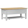 vidaXL Mesa de centro com gaveta Branco 100 x 48 x 45 cm