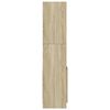 vidaXL Arm&aacute;rio alto 92x33x140 cm derivados de madeira carvalho sonoma