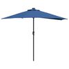 vidaXL Guarda-sol de Jardim Azul Azur 294 x 150 x 224 cm