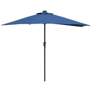 vidaXL Guarda-sol de Jardim Azul Azur 294 x 150 x 224 cm