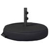 vidaXL Base de Guarda-sol de Patio 53 x 53 x 40 cm A&ccedil;o Preto