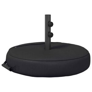 vidaXL Base de Guarda-sol de Patio 50 x 50 cm A&ccedil;o Preto