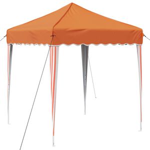 vidaXL Tenda de Festa Pop-up 195 x 195 x 245 cm Laranja Tecido Oxford