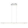 GLOBO Candeeiro suspenso c/ luz LED LIGURIA cromado e vidro 67804-18H
