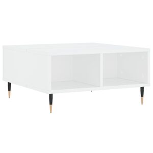 vidaXL Mesa de centro 60x60x30 cm derivados de madeira branco