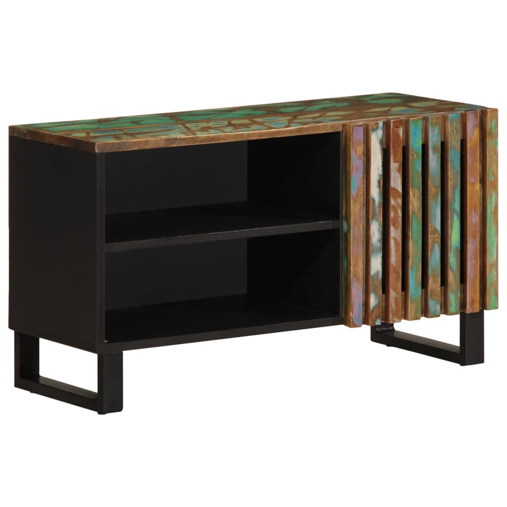 vidaXL Móvel de TV 80x34x46 cm madeira de acácia maciça