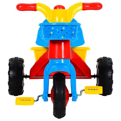vidaXL Triciclo para crianças multicolor