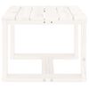 vidaXL Mesa de apoio para jardim 40x38x28,5 cm pinho maci&ccedil;o branco