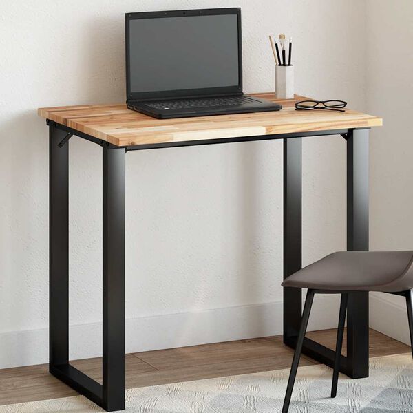 vidaXL Tampo de mesa retangular 80x60x2 cm madeira de ac&aacute;cia maci&ccedil;a