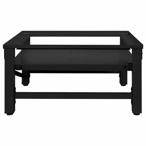 vidaXL Suporte máquina lavar c/ prateleira extraível branco