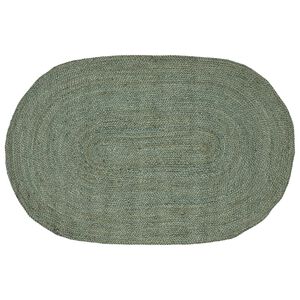 vidaXL Tapetes de &aacute;rea Verde-Azeitona 100 x 152 cm Juta