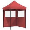 vidaXL Tenda para festas pop-up dobr&aacute;vel com 2 paredes laterais bord&ocirc;