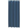 vidaXL Cortinas de voile com ilhós 2 pcs azul real