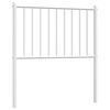 vidaXL Cabeceira de substitui&ccedil;&atilde;o 80 cm metal branco