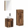 vidaXL Conjunto de M&oacute;veis para Banheiro 4 pcs Madeira antiga