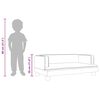 vidaXL Sof&aacute; infantil 80x45x30 cm couro artificial cor creme