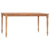 vidaXL Mesa Bat&aacute;via 150x90x75 cm madeira de teca maci&ccedil;a