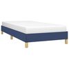 vidaXL Estrutura de cama sem colchão 90x190 cm tecido azul
